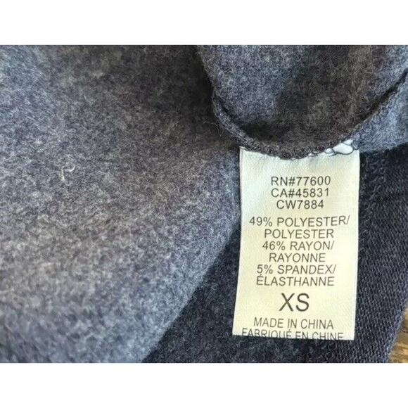 Chaser Nordstrom NWT Weekends Blue Soft Thin Sweatshirt SIZE XSMALL - Picture 9 of 10